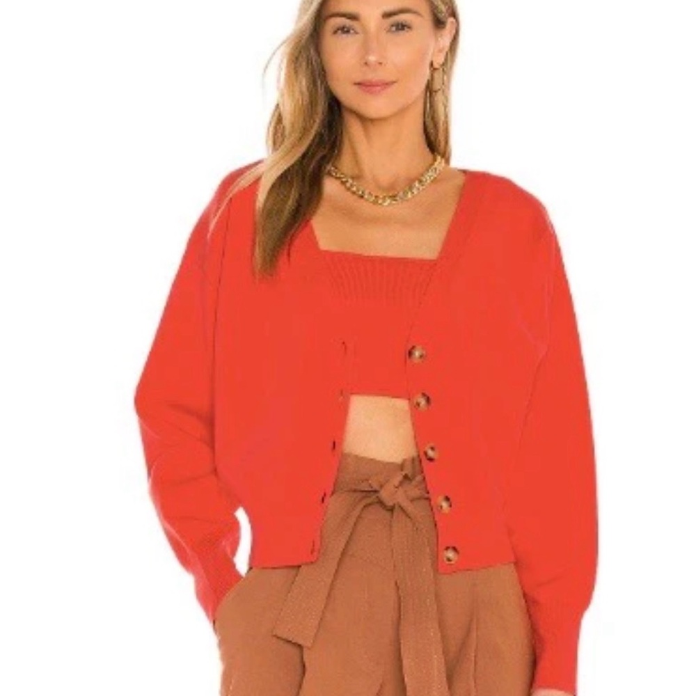 A.L.C.'s Peters II Cherry Cardigan